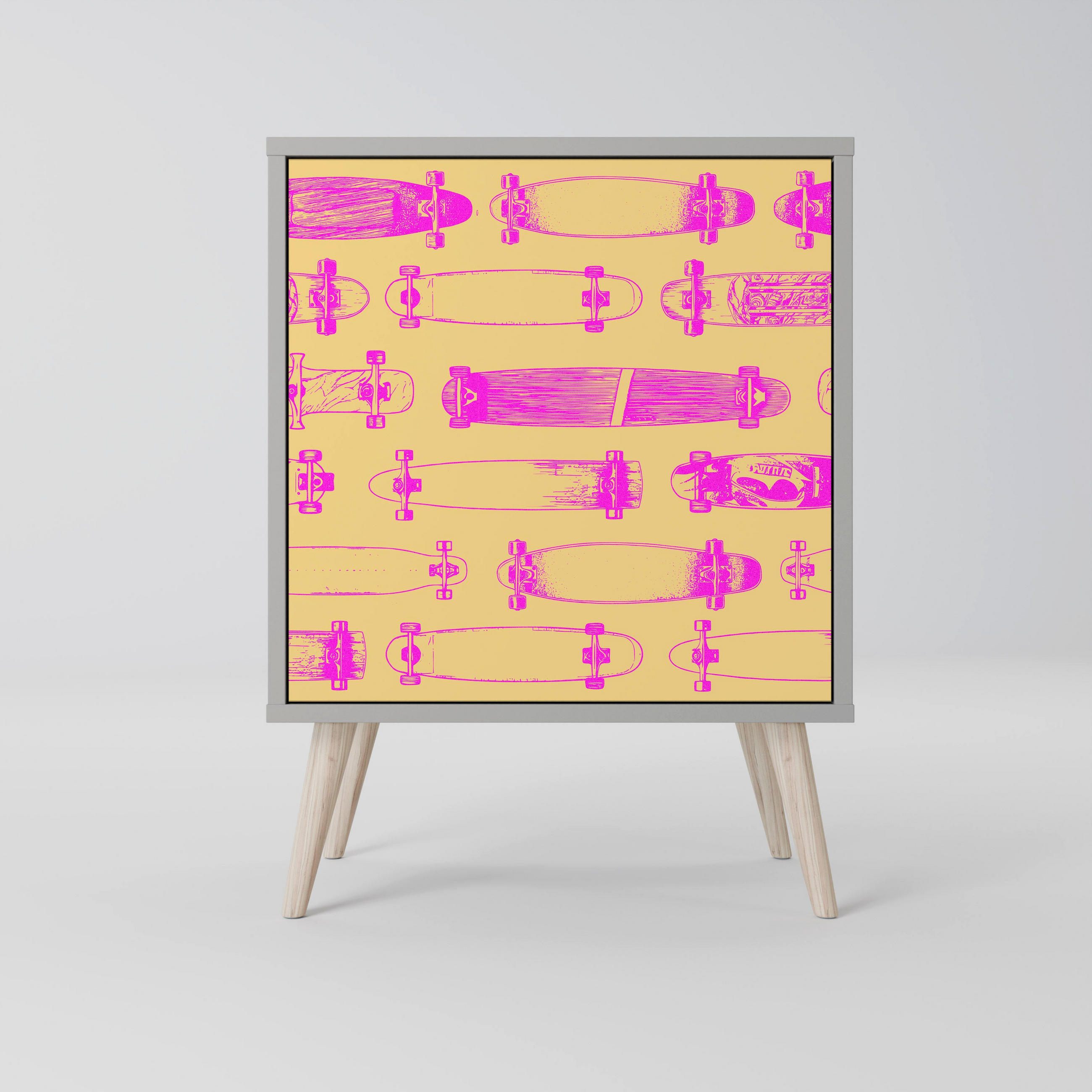 SpaceRebels Sideboard Grau 57.5x77.5x42 cm