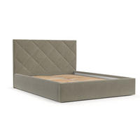 POLSTERBETT Torno 160/200 cm Olivgrün im Asti Stoff - Schwarz/Naturfarben, Holz/Holzwerkstoff (160/200cm) - AltaBeds