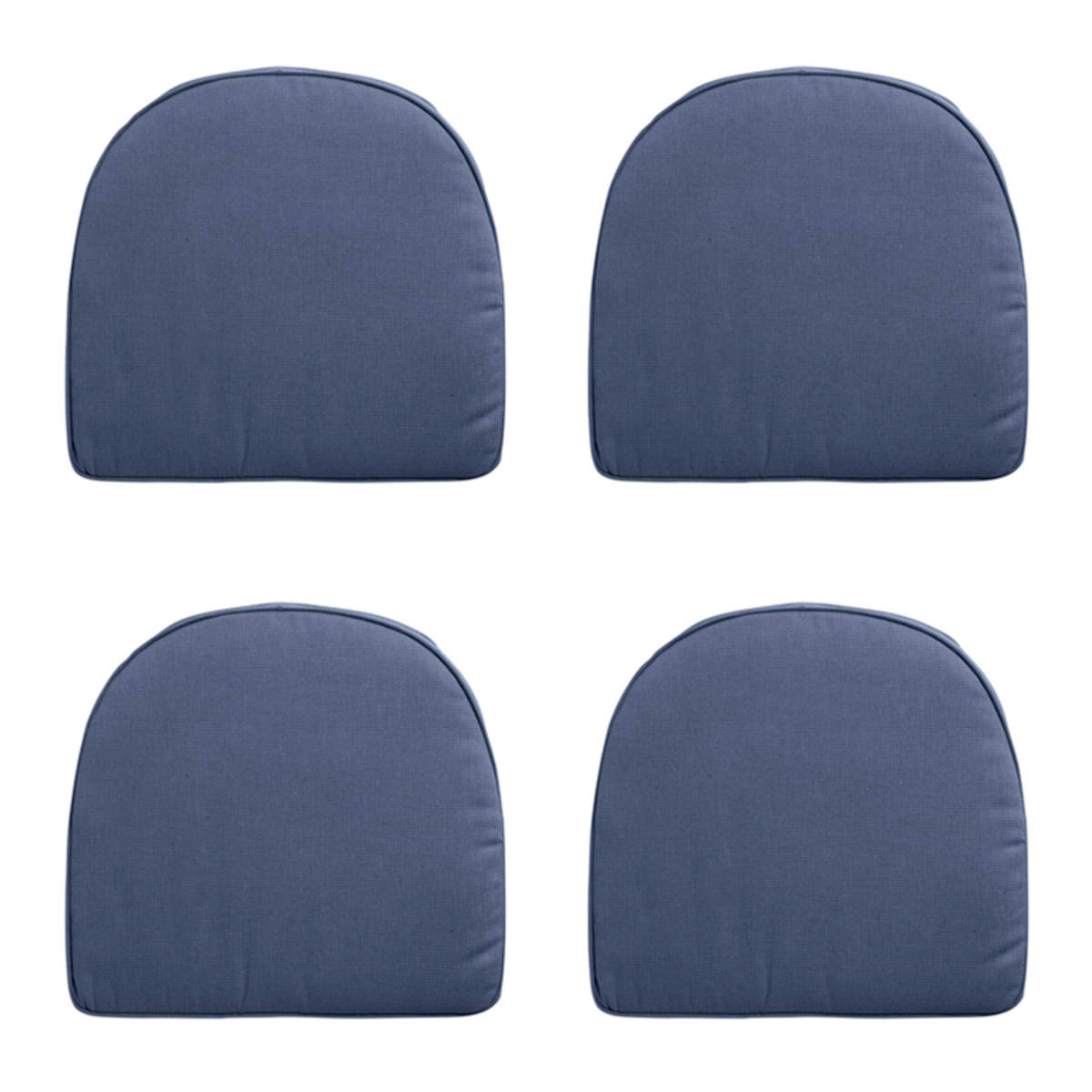 SITZKISSEN YORK Panama 48/48 cm 4er-Set - Dunkelblau, Textil (48/5/48cm) - Madison