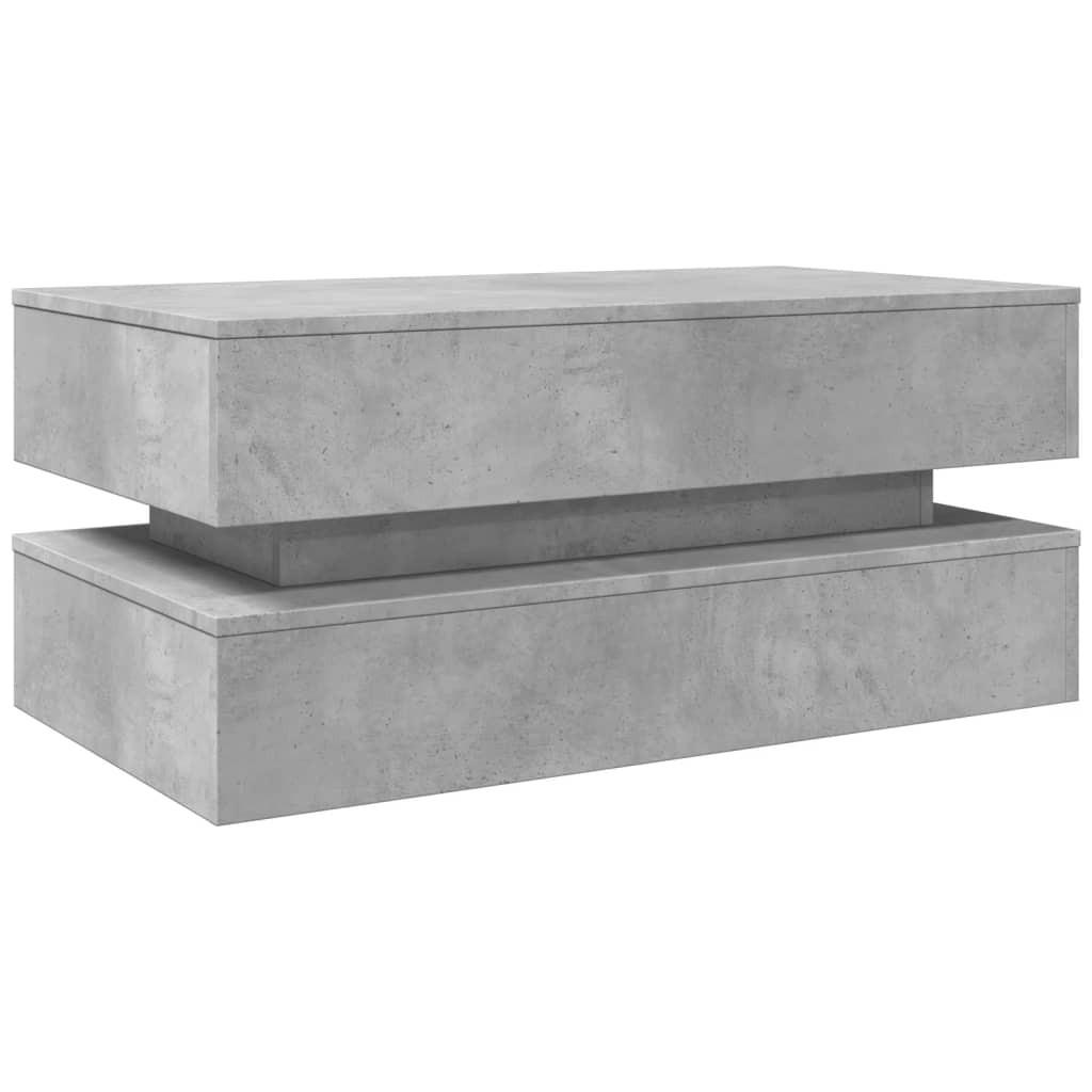 vidaXL Couchtisch Hellgrau 90x40x50 cm