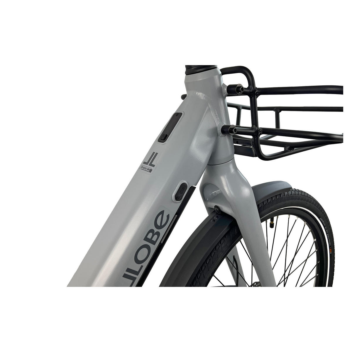 CITYVENTURE E-BIKE 27,5" ONTARIO MM - Grau, Metall (110cm) - LLOBE