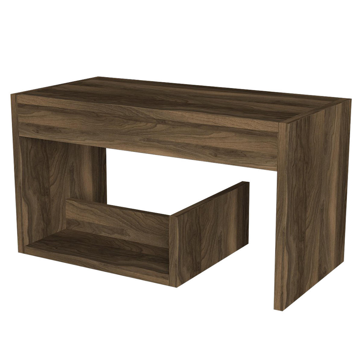 BEISTELLTISCH Sister Tesbih Walnuss - Walnussfarben/Braun, Holzwerkstoff (30/35/60cm) - moebel17