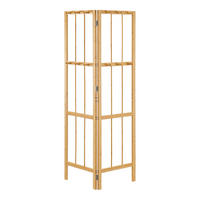 ECKGARDEROBE Hyllestad - Naturfarben, Naturmaterialien (92/165.5/8cm) - [en.casa]