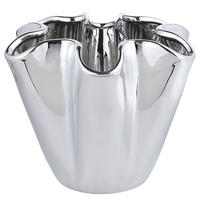 VASE Reflect - Silberfarben, Keramik (24cm) - Butlers
