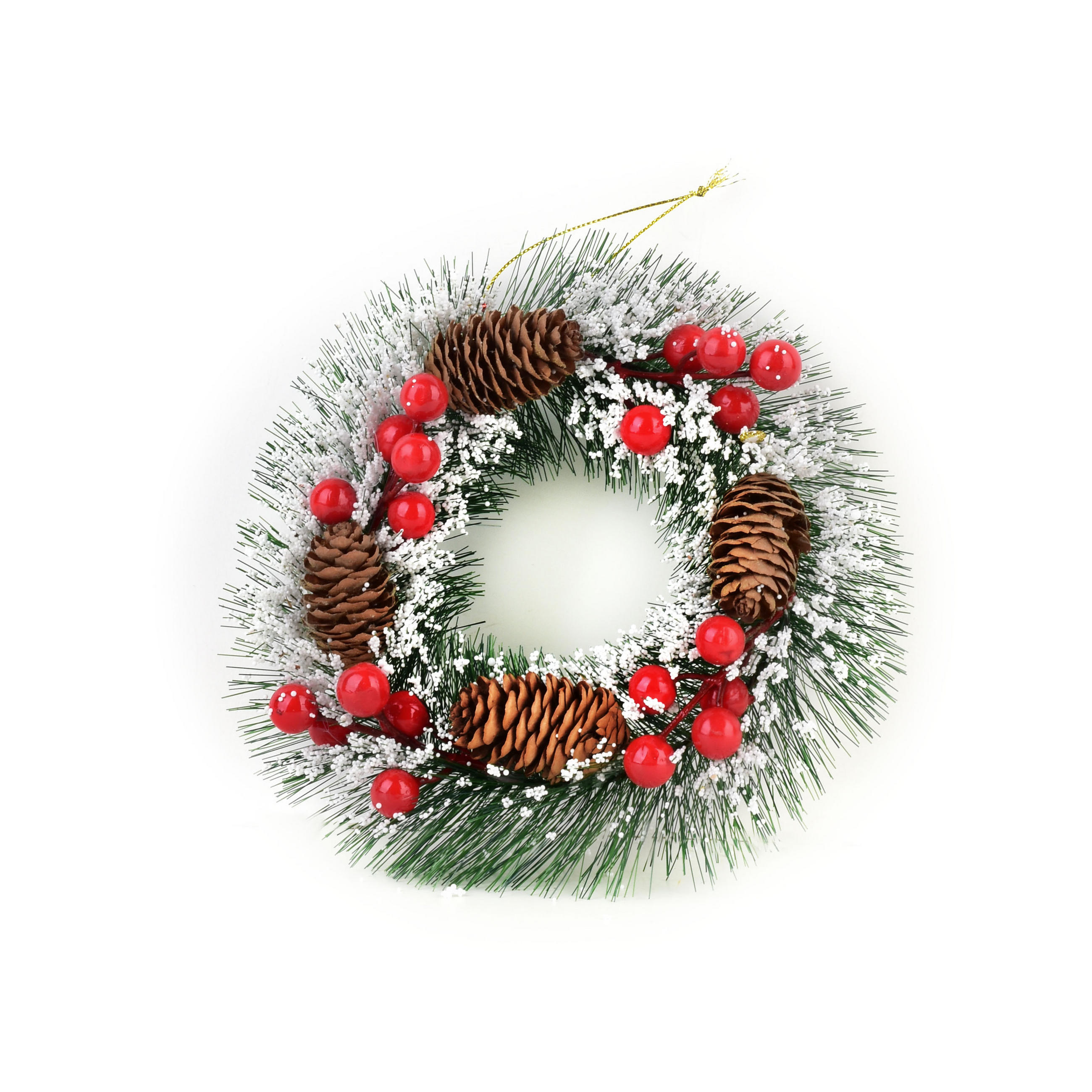 ADVENTSKRANZ Santa Lila Grün 20/20/15 cm Kunstoff - Grün, Kunststoff (20cm) - Mondex
