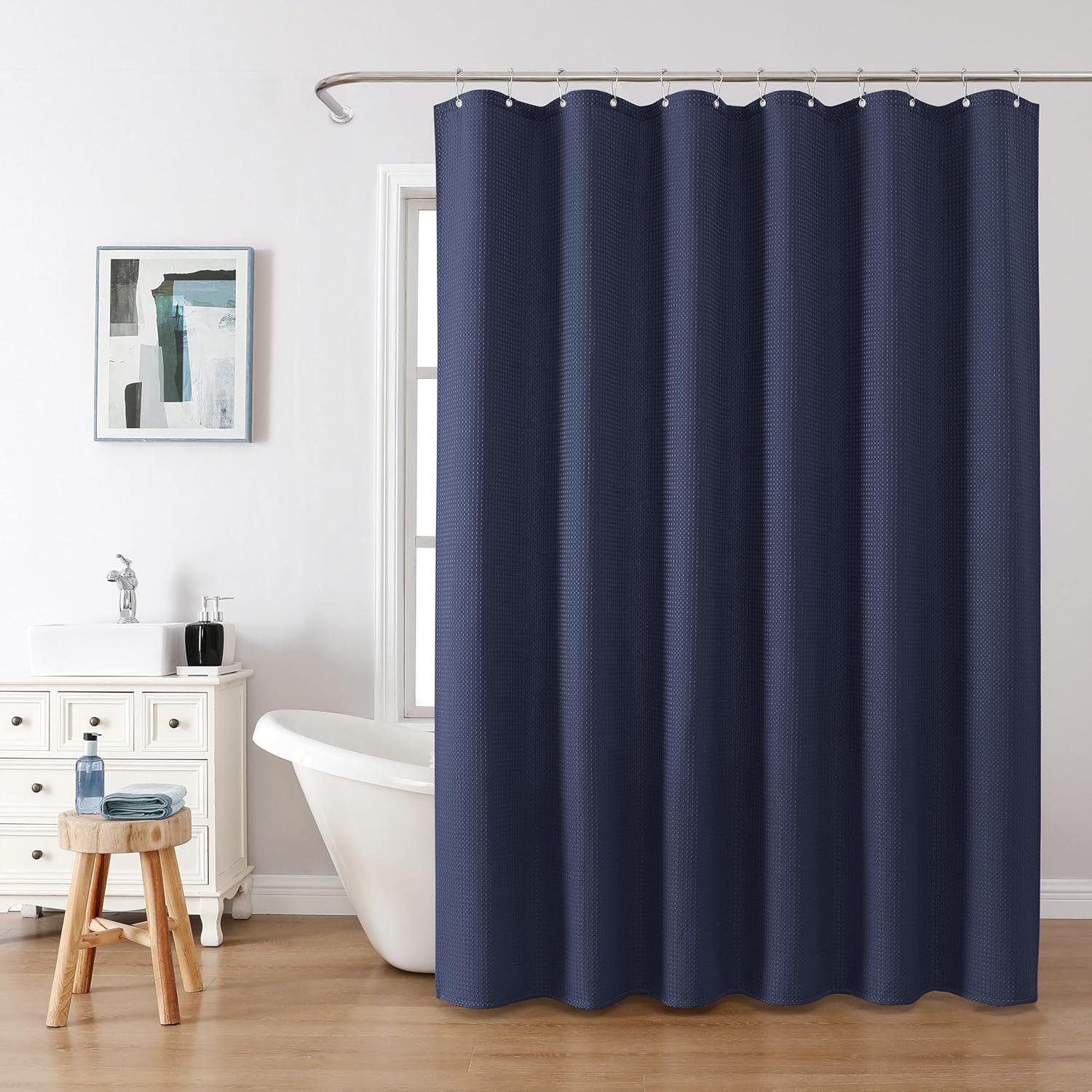 Mcboson Duschvorhang Blau 180x180 cm