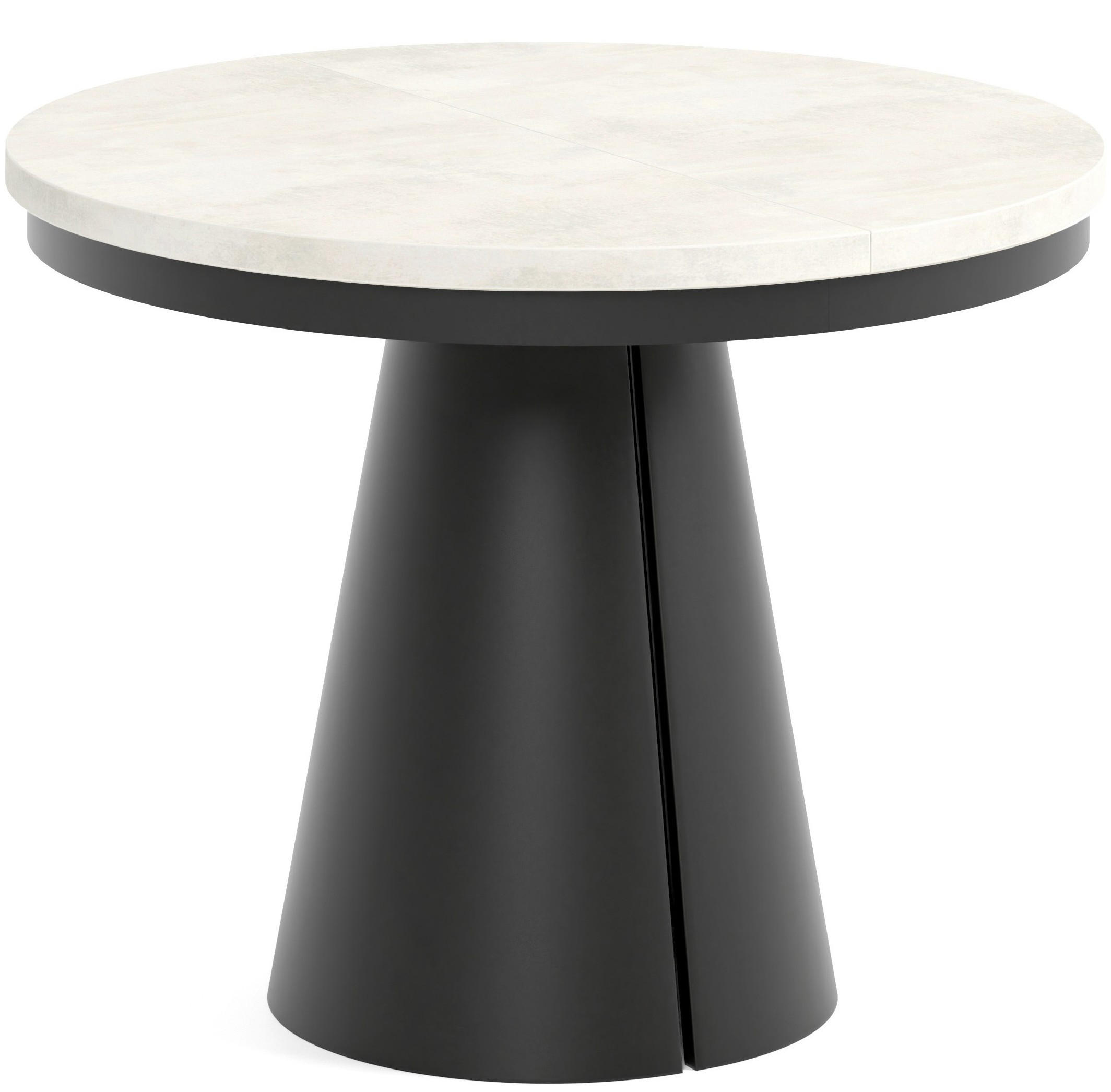TISCH Schwarz ALMA Ausziehbar 100/176 cm - Schwarz, Holzwerkstoff (2/100/76cm) - Sepro Meble
