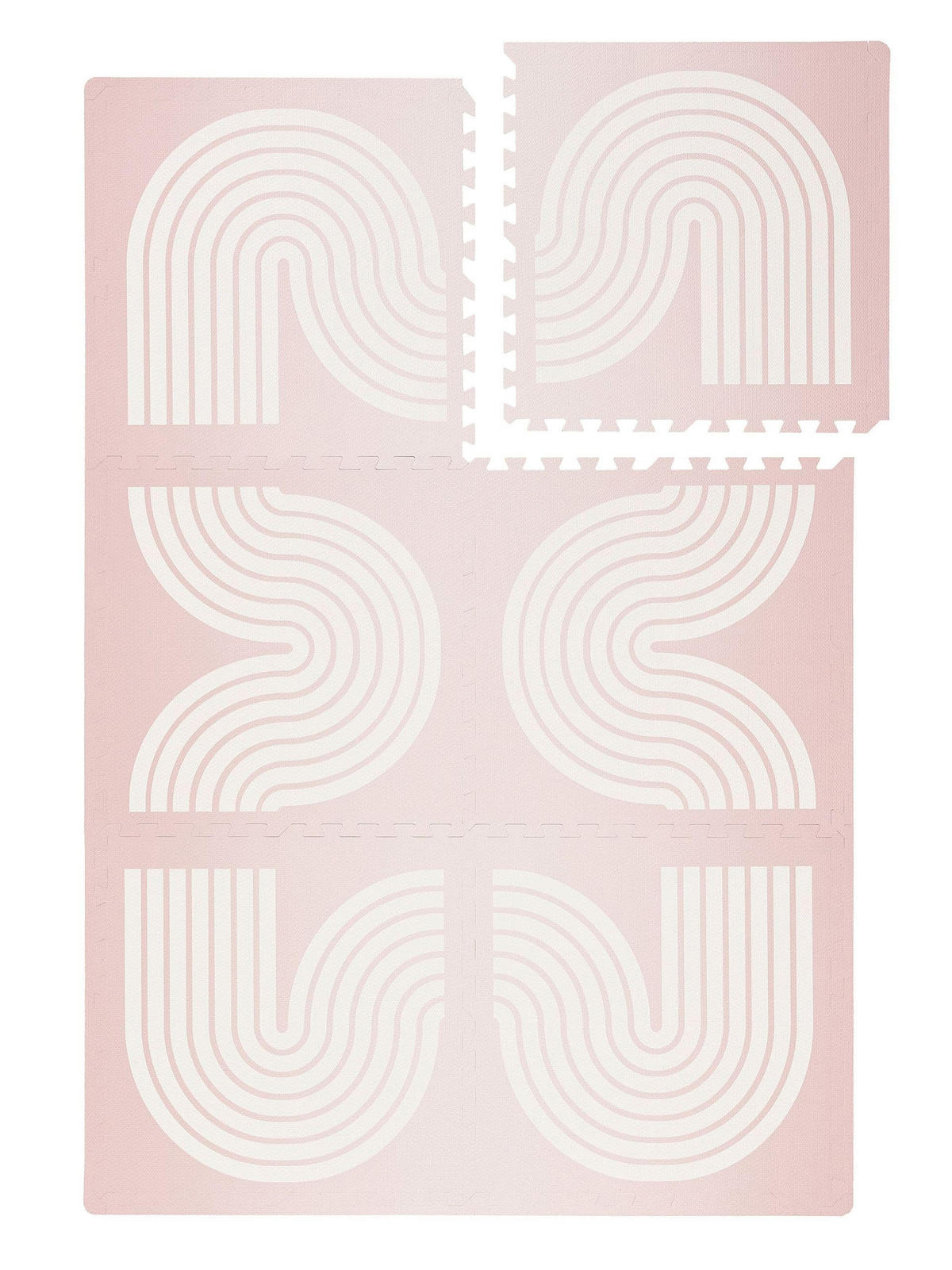 SPIELMATTE Archie Rosa 120x180 cm - Rosa, Textil (120/180cm) - Lytte
