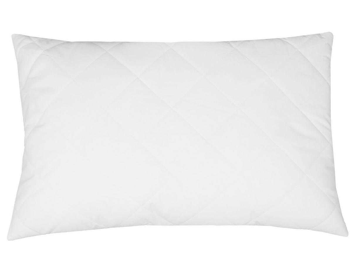 KISSEN, 50x80 cm, 50% Polyester, 50% Baumwolle, Weiß - Weiß, Textil (50/80cm) - Zollner