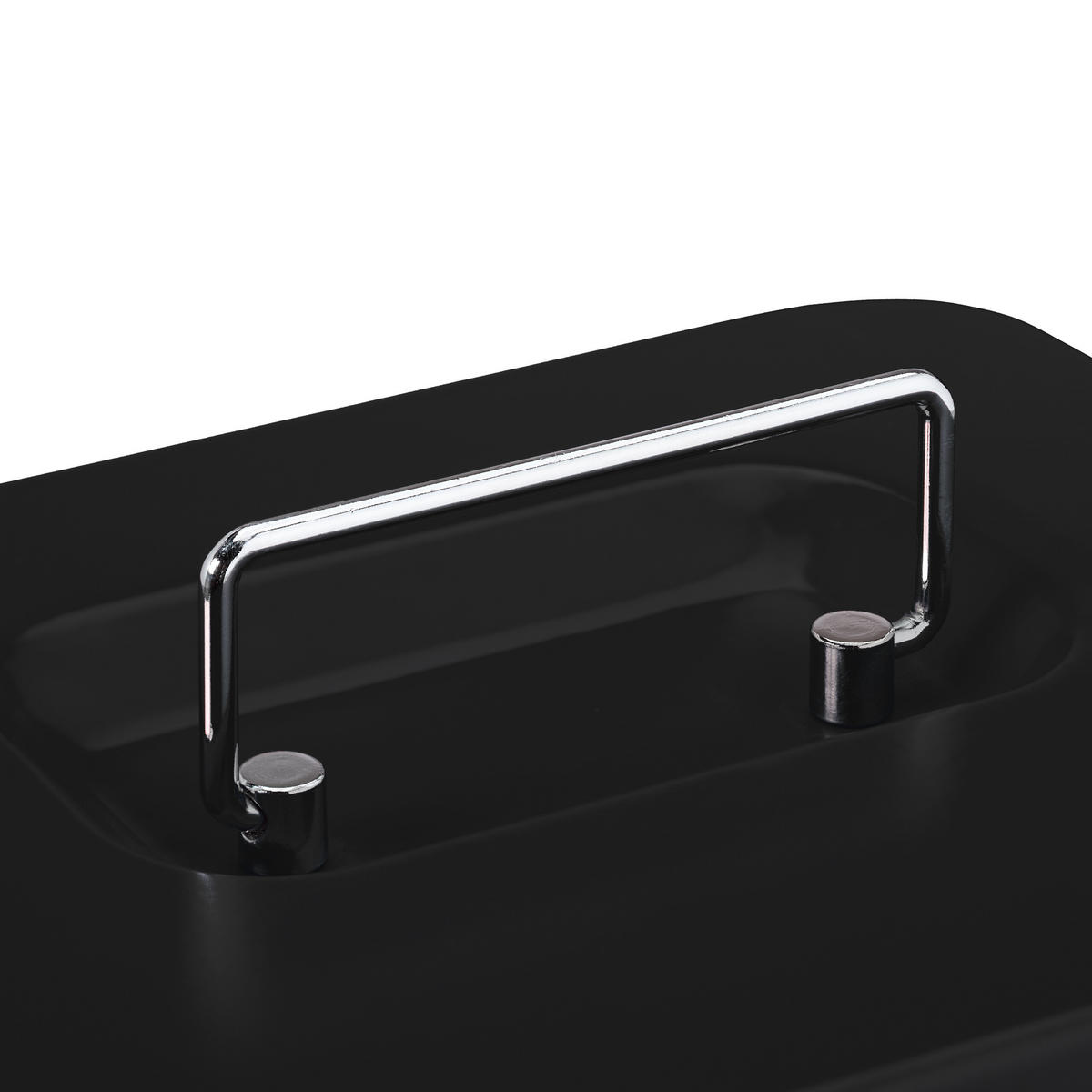 POKLADNA - černá, kov/plast (20/8.5/17cm) - Relaxdays