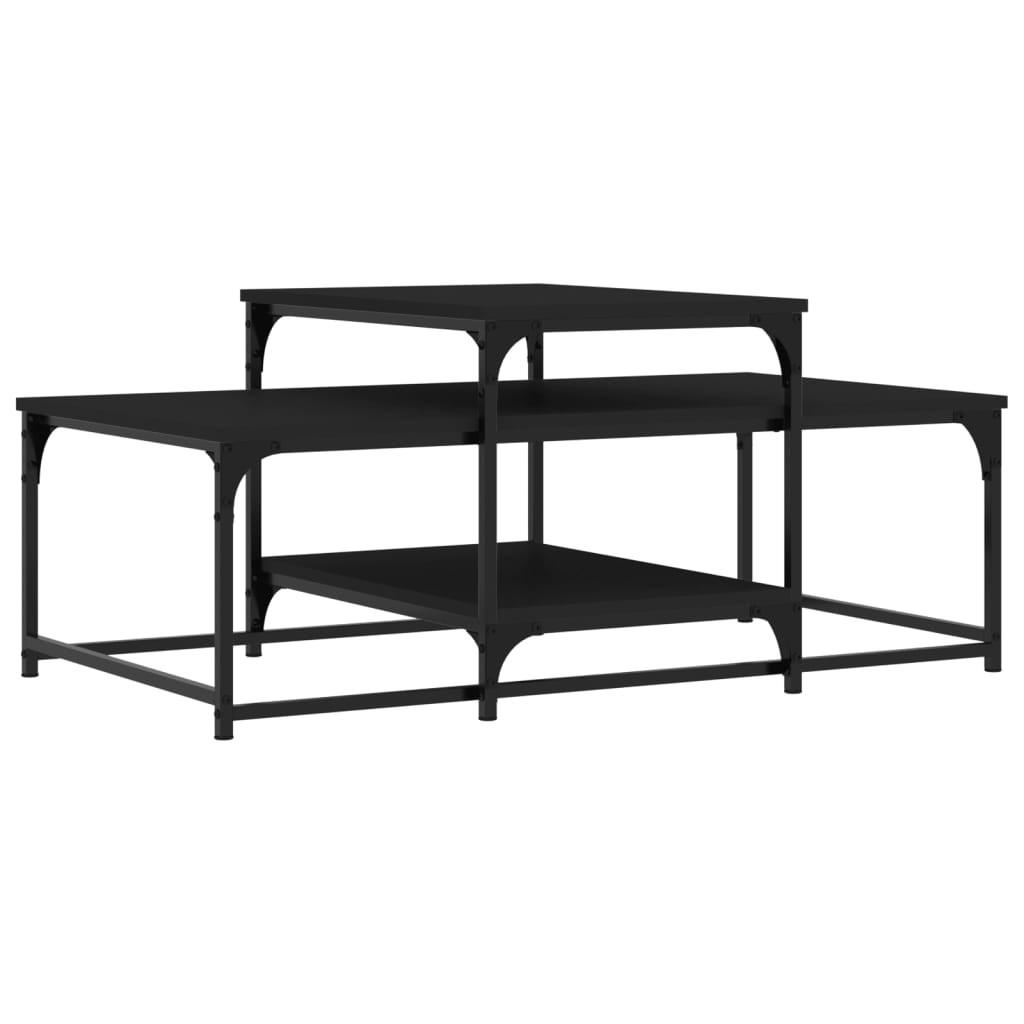 COUCHTISCH Schwarz 102x60x45 cm Holzwerkstoff - Schwarz, Holzwerkstoff (102/60/45cm) - furnicato