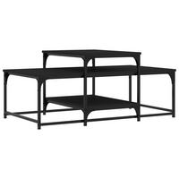 COUCHTISCH Schwarz 102x60x45 cm Holzwerkstoff - Schwarz, Holzwerkstoff (102/60/45cm) - furnicato