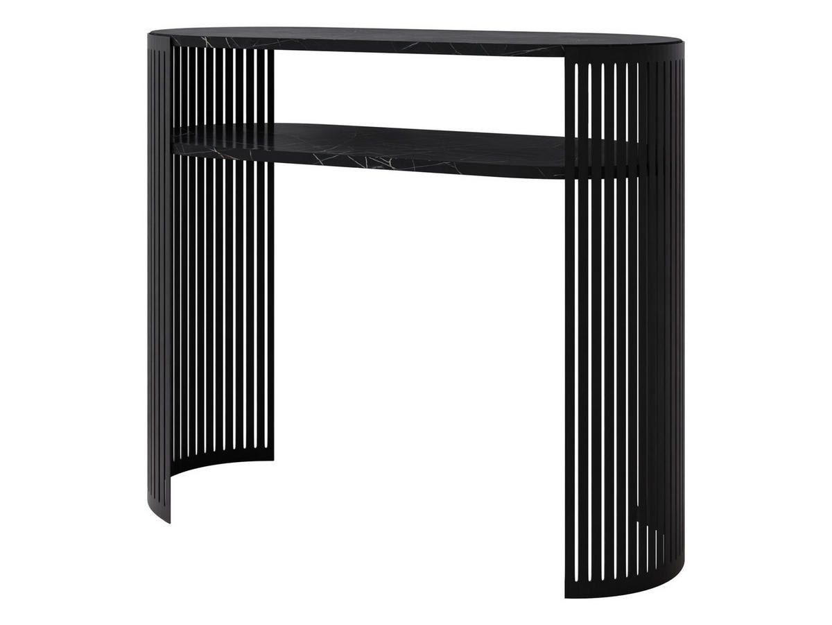 KONSOLENTISCH Fikoli - Schwarz, Holzwerkstoff/Metall (30/100/86cm) - MIRJAN24