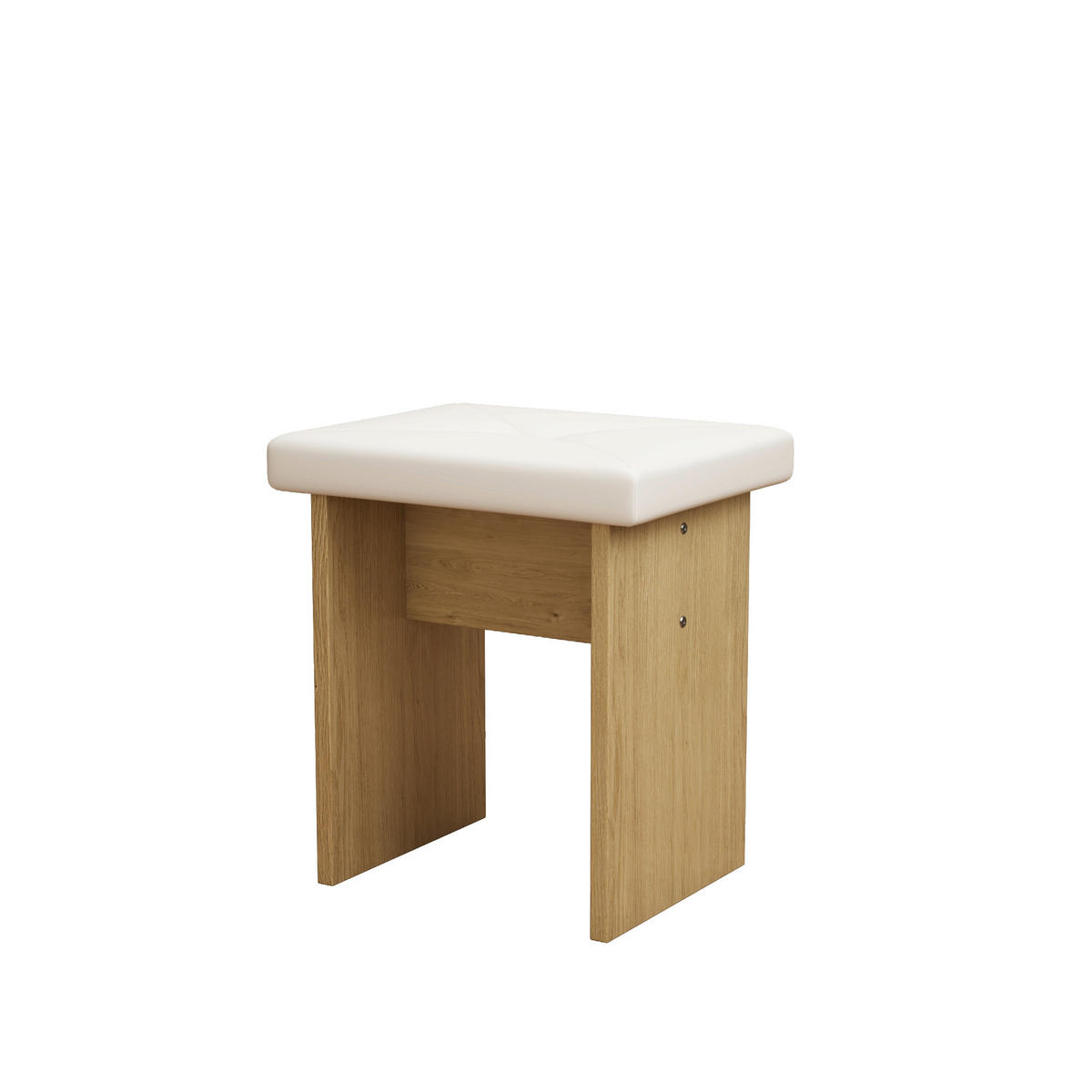 ESSGRUPPE DE-38999 klappbarer 120/80 cm Tisch mit 4 Stühlen Weiß - Weiß, Holzwerkstoff (120/75/80cm) - ComfortXL