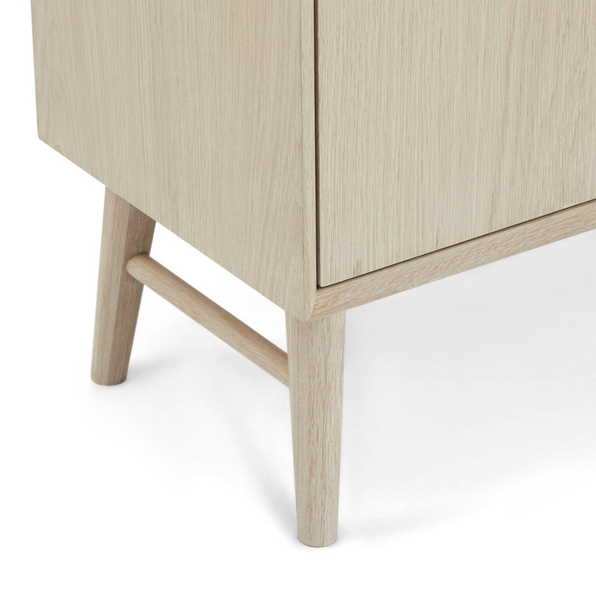 VITRINE Eiche massiv - Eichefarben, Holz/Holzwerkstoff (110/187/40cm) - Furnhouse