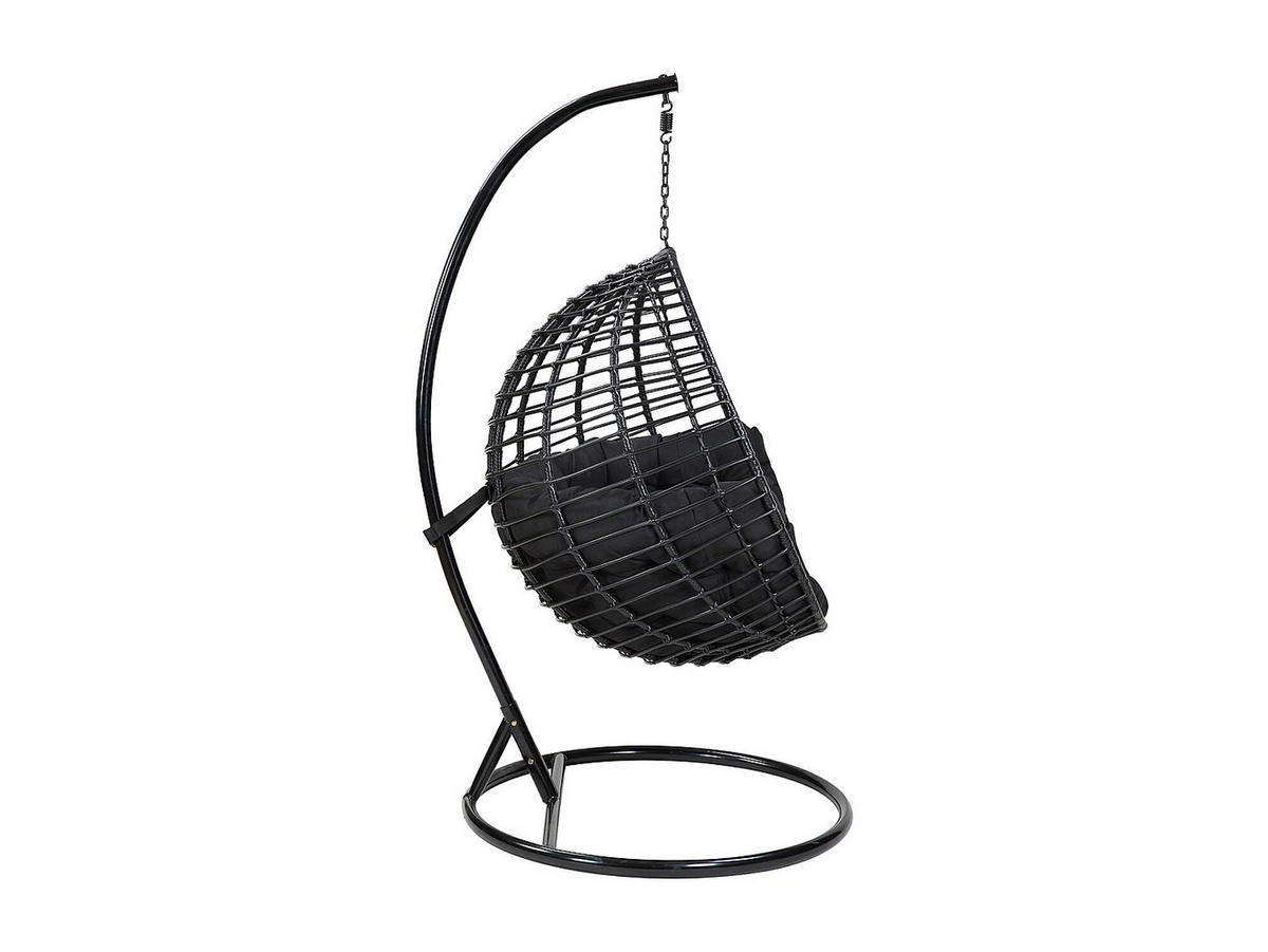 HÄNGESESSEL - 1 Person - Harz - Schwarz - - Schwarz, Kunststoff (112/197/105cm) - Vente-Unique