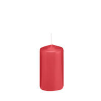STUMPENKERZEN Himbeere Ø 58 x 120 mm, 16 Stück - Altrosa, Paraffin (6/12cm) - Wiedemann Kerzen