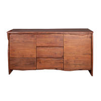 SIDEBOARD Akazie nussfarben DAHLIA 170 cm - Nussbaumfarben/Braun, Akazienholz/Holz (170/90/45cm) - SAM