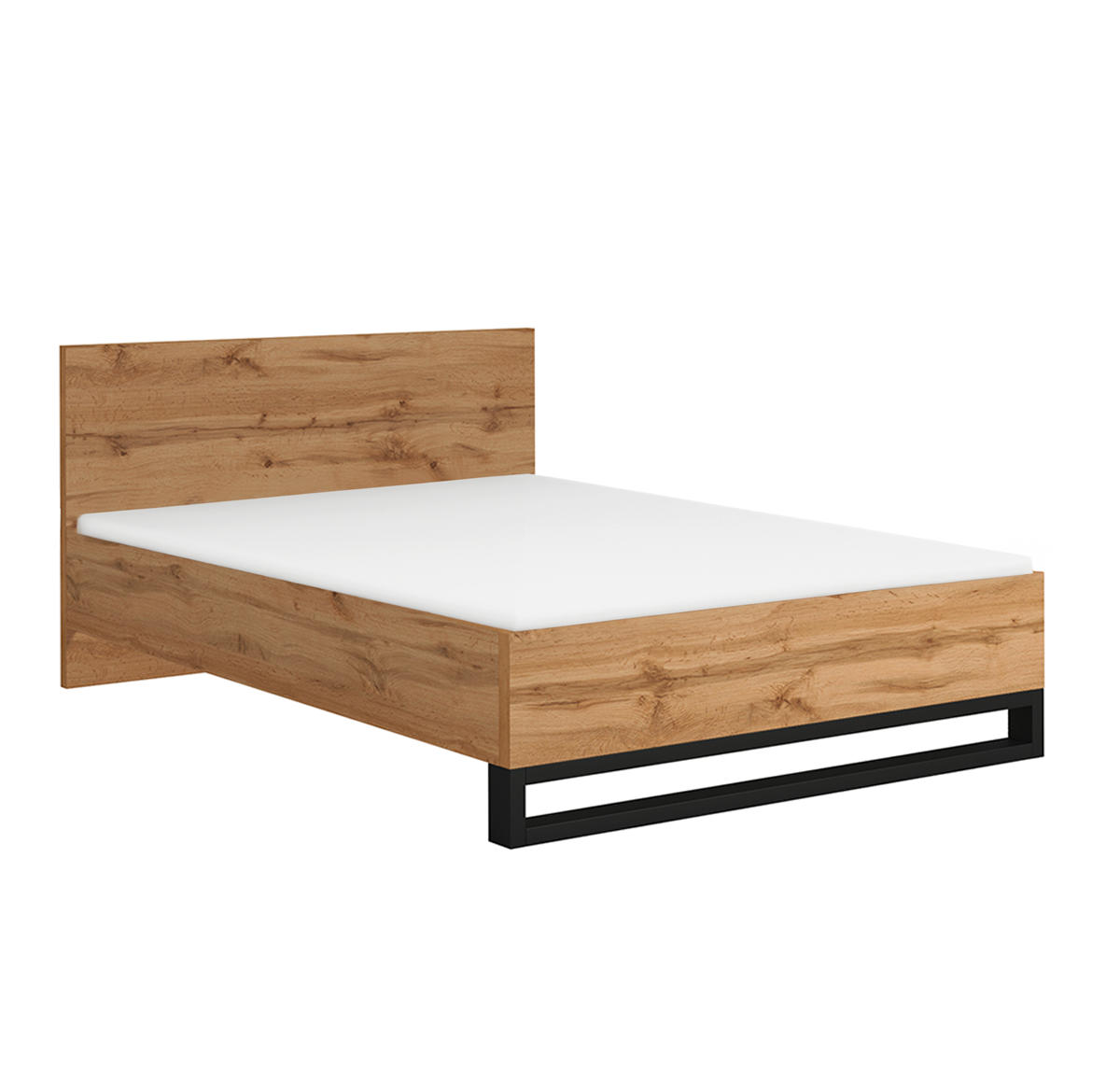 BETT 140/200 Eden Holz - Braun, Holzwerkstoff (140/200cm) - Petits-meubles
