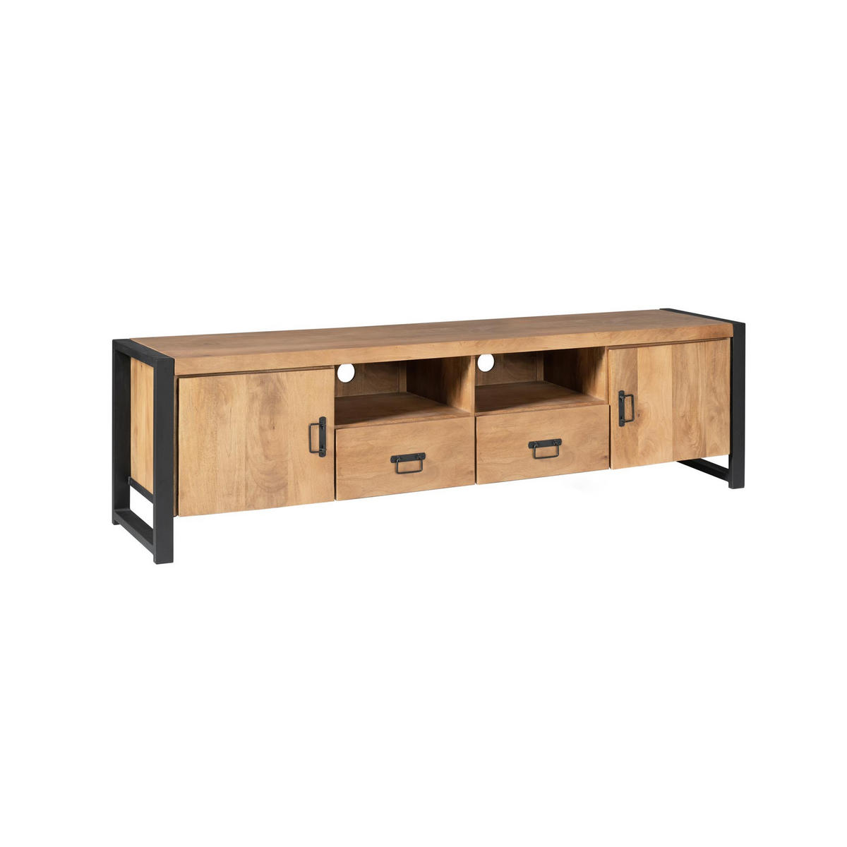 TV-MÖBEL Britt Braun 45/200/55 cm - Braun, Holz (200/55/45cm) - Starfurn