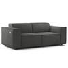 2-SITZER SOFA - Anthrazit, Textil (189/70/96cm) - home24