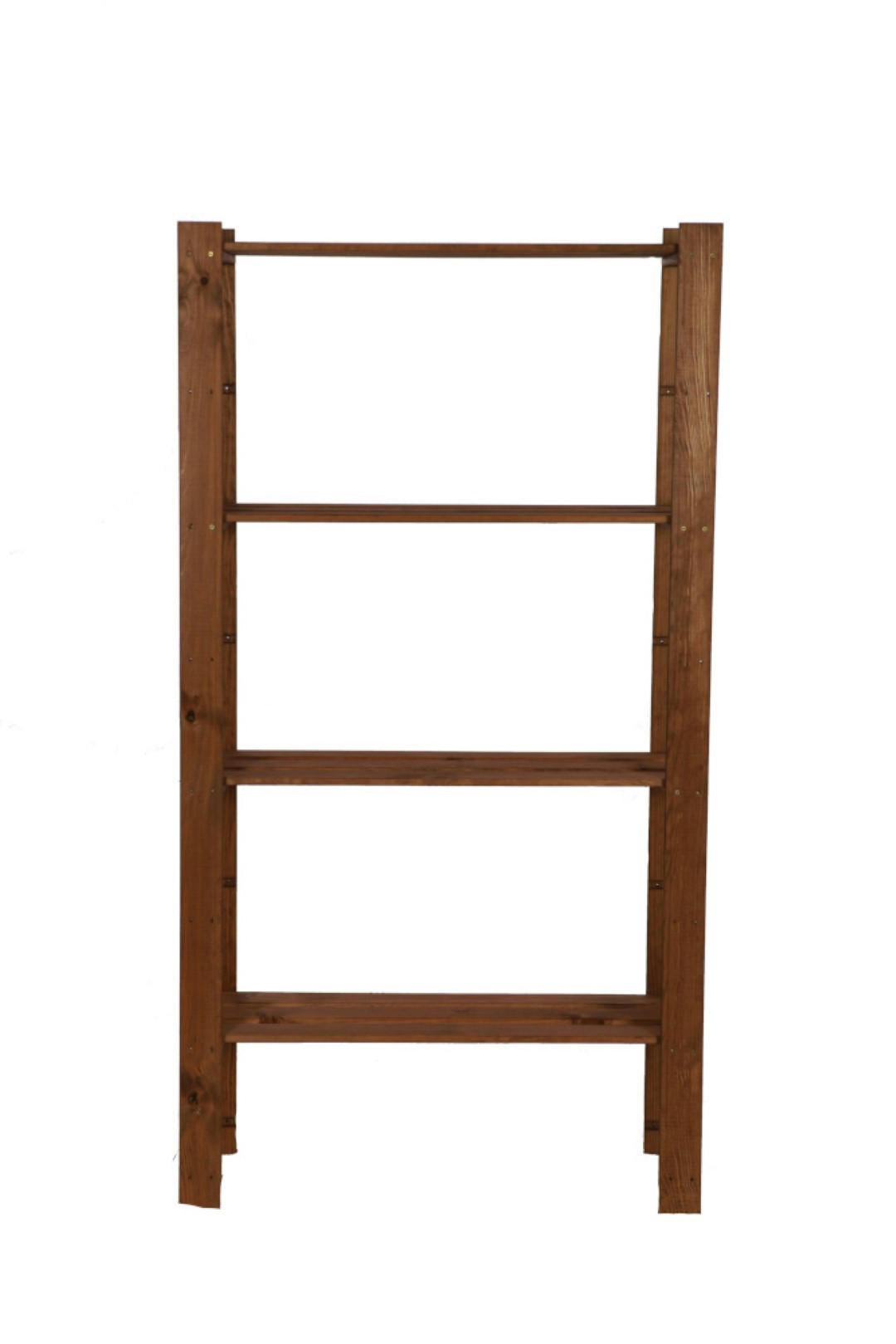HOLZREGAL PINEPEAK 150x80x28cm 4 Fachboden 1,2cm dickes Kiefernholz Braun - Braun, Holz (80/150/28cm) - PROREGAL