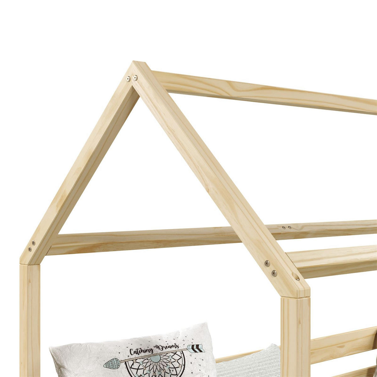 HAUSBETT FINA 90X200 CM - Naturfarben, Holz (96/134/206cm) - IDIMEX