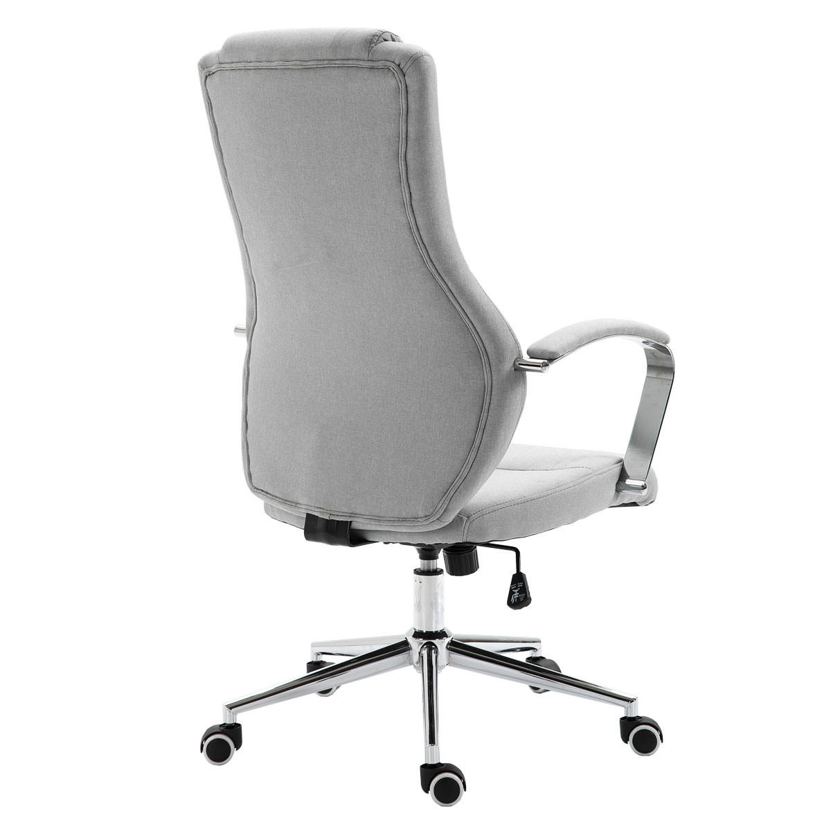 DREHSTUHL MELLOW Stoffbezug Hellgrau - Grau, Textil (64/113/56cm) - SVITA