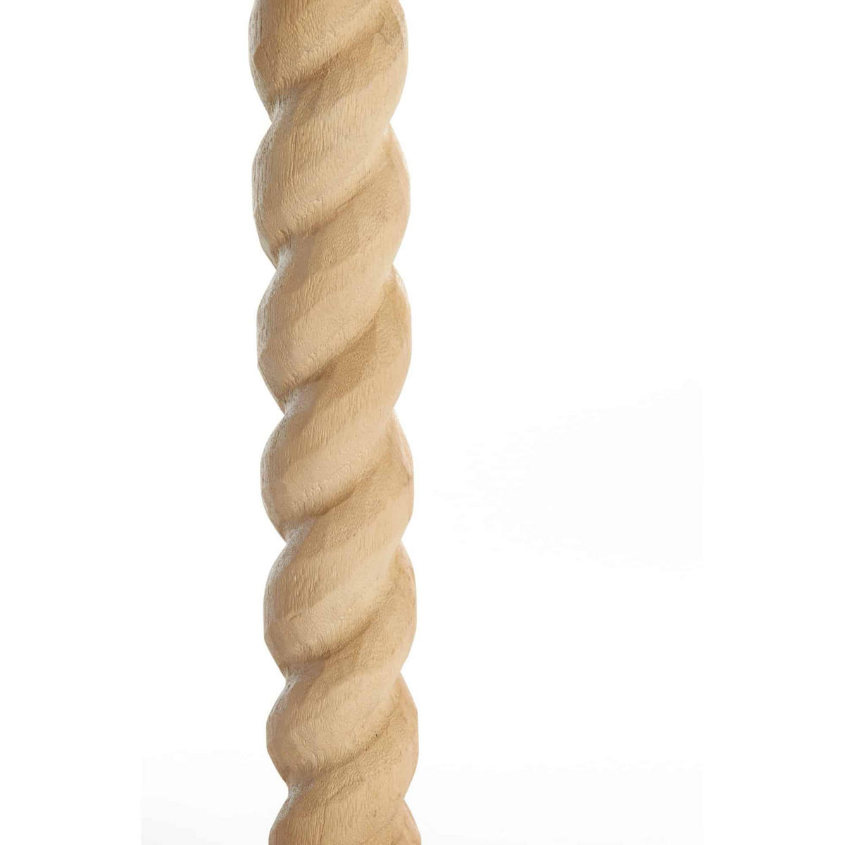 LAMPENFUSS Nanno Braun 15/15/45 cm - Braun, Holz (15/15/45cm) - Light & Living