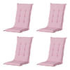 GARTENSTUHLKISSEN Panama 123/50 cm 4er-Set - Pink, Textil (50/7/123cm) - Madison