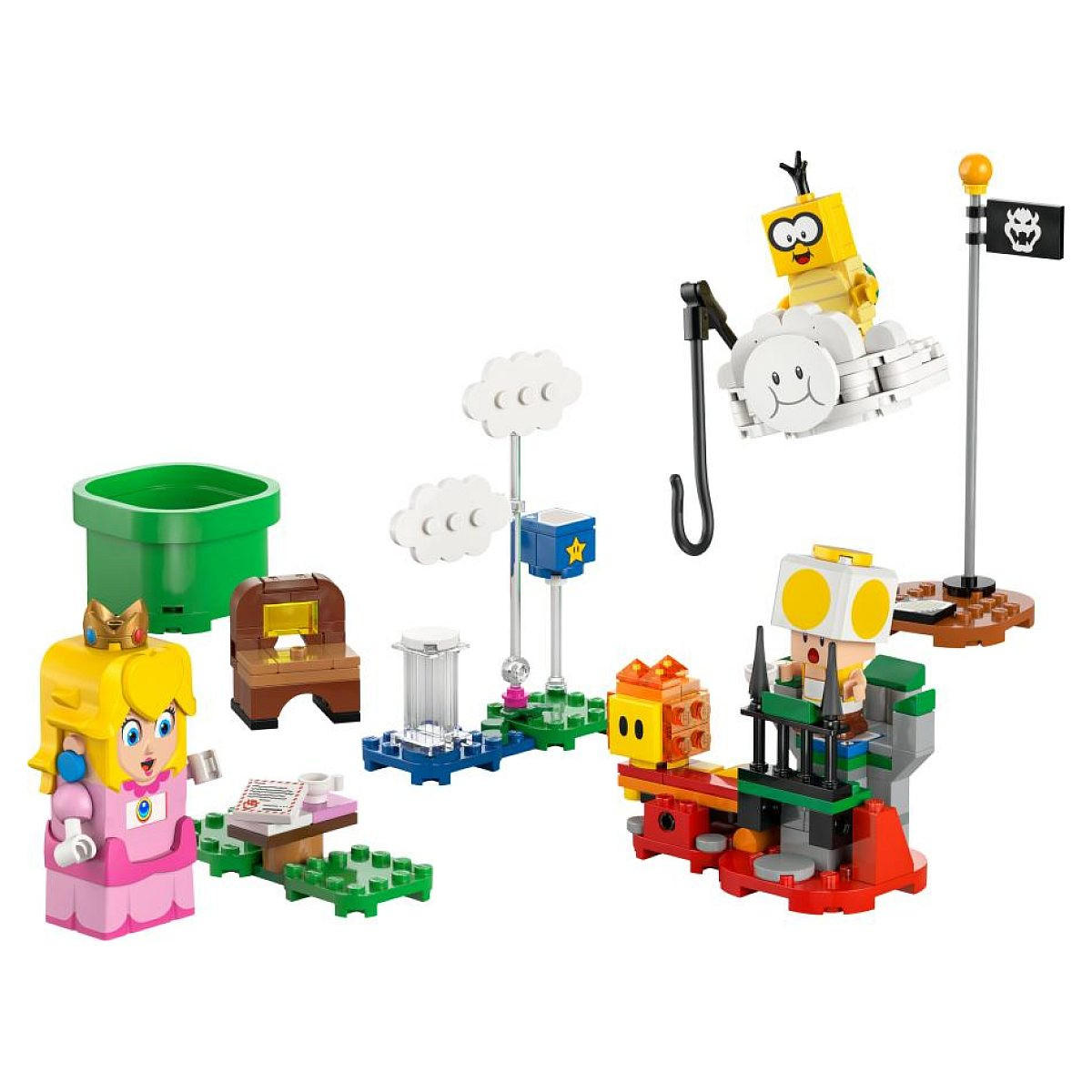 KLEMMBAUSTEINE Die Abenteuer von Peach Interactive - Gelb, Kunststoff (6/26/28cm) - Lego