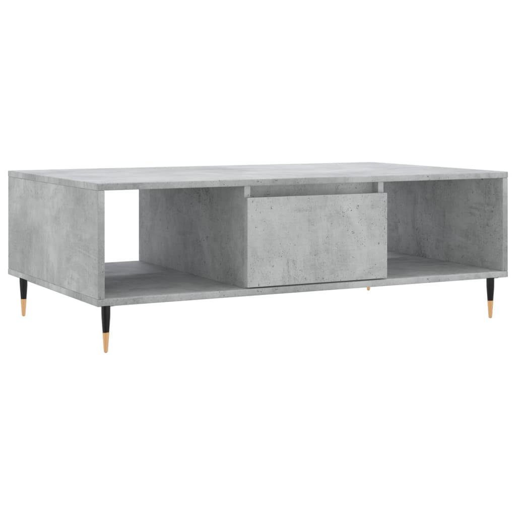 COUCHTISCH Betongrau 104x60x35 cm Holzwerkstoff - Grau, Holzwerkstoff (104/60/35cm) - furnicato