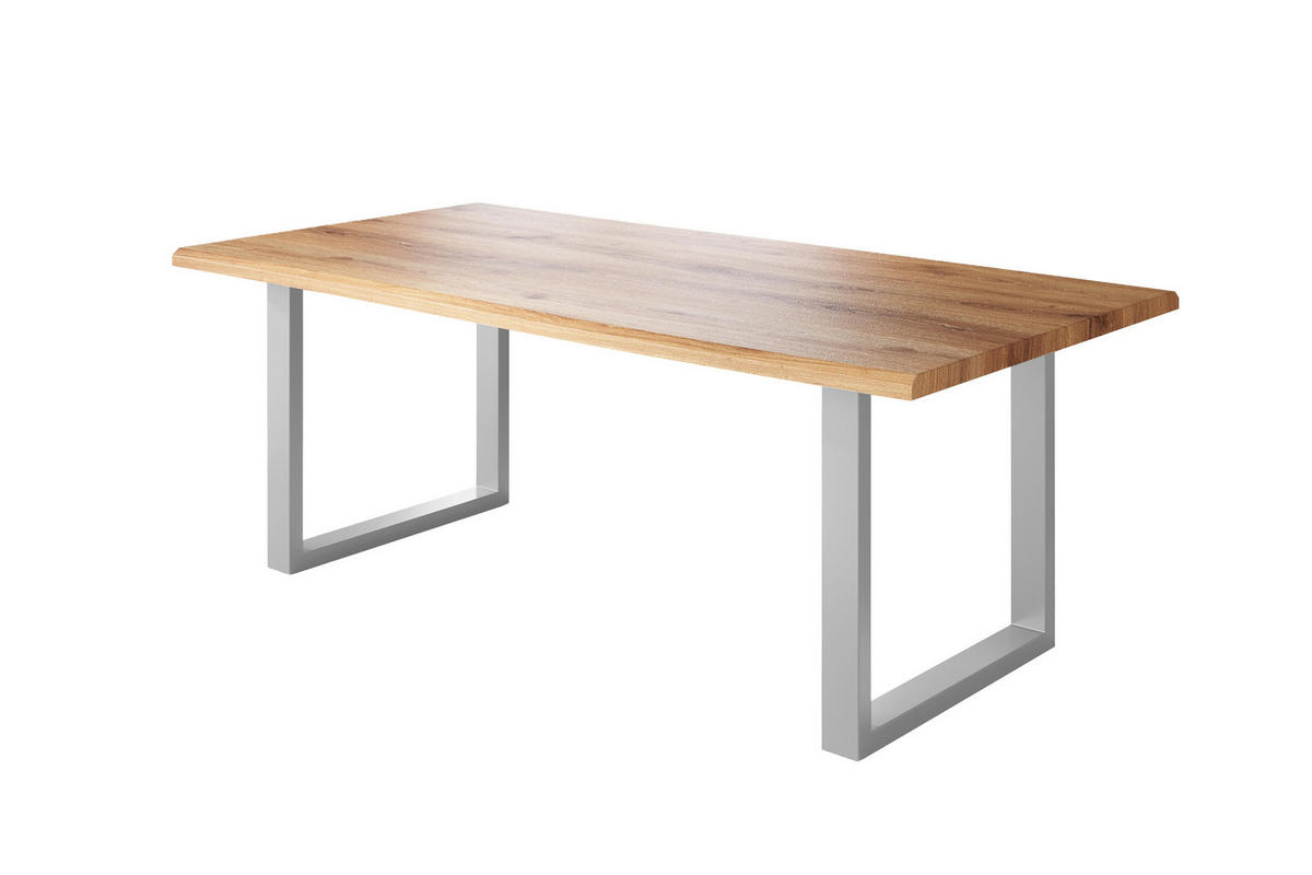 ESSTISCH JULIUS U - Wildeiche/Eichefarben, Holz (100/240/77cm) - SAM