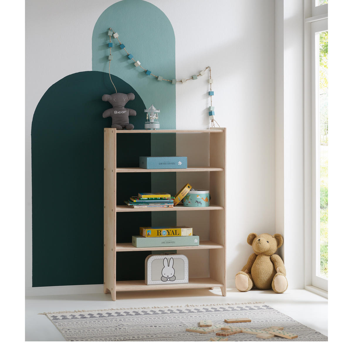 STANDREGAL - Birkefarben, Holz (81/119/39cm) - arthur berndt