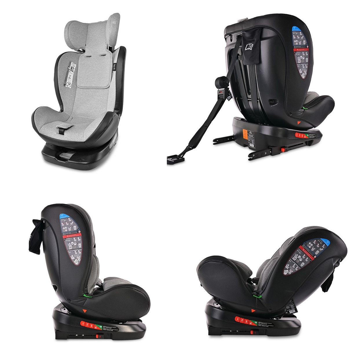 Thumbnail - Lorelli Kindersitz, Grau, Kunststoff, 46x82x53 cm, unisex, Baby on Tour, Kindersitze, Reboarder Kindersitze