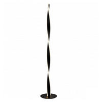 STEHLEUCHTE Kazan, Schwarz, 120cm - Schwarz, Metall (120/22/120cm) - KOSILUM