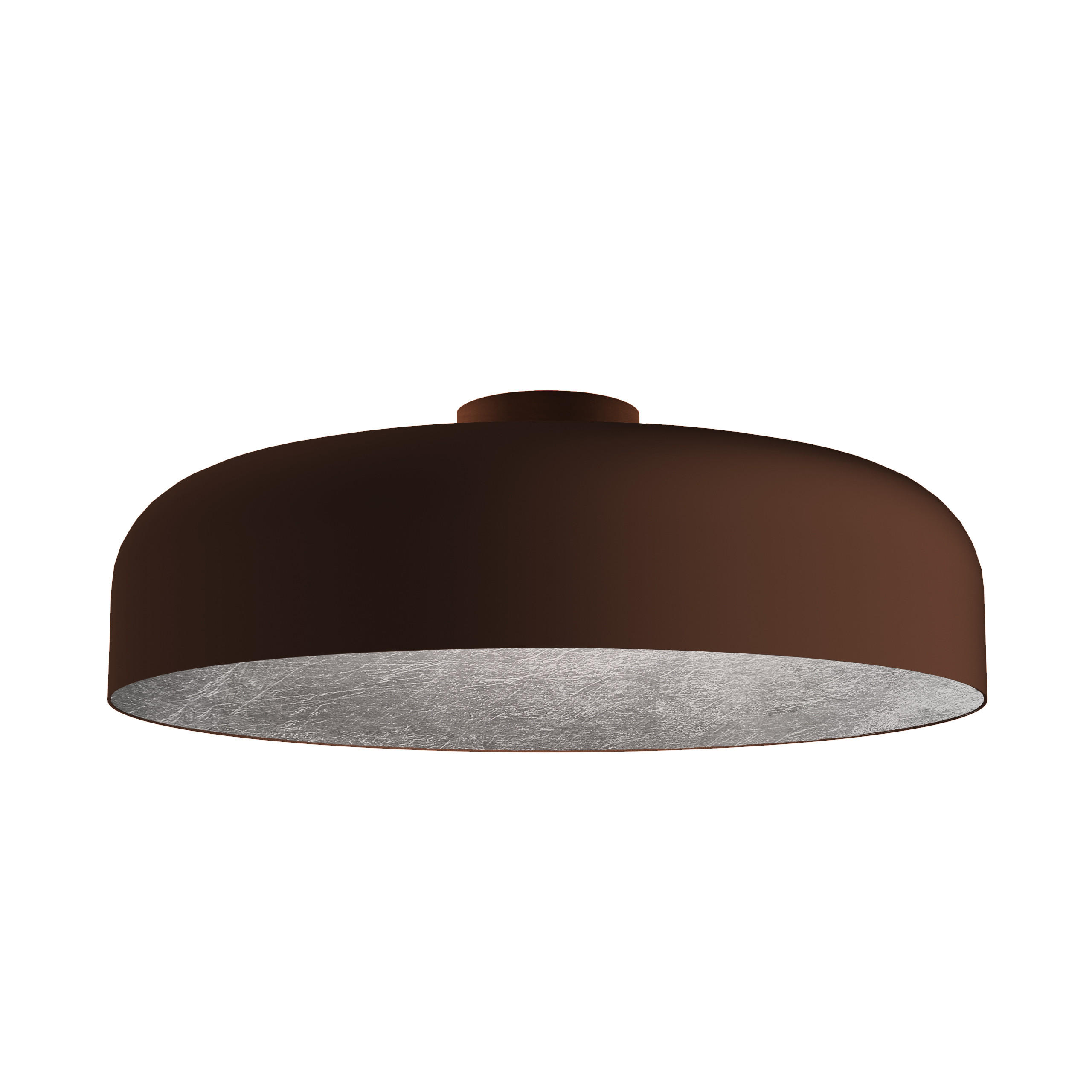 DECKENLEUCHTE - Braun, Metall (50/50/14cm) - Lumicom
