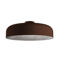DECKENLEUCHTE - Braun, Metall (50/50/14cm) - Lumicom