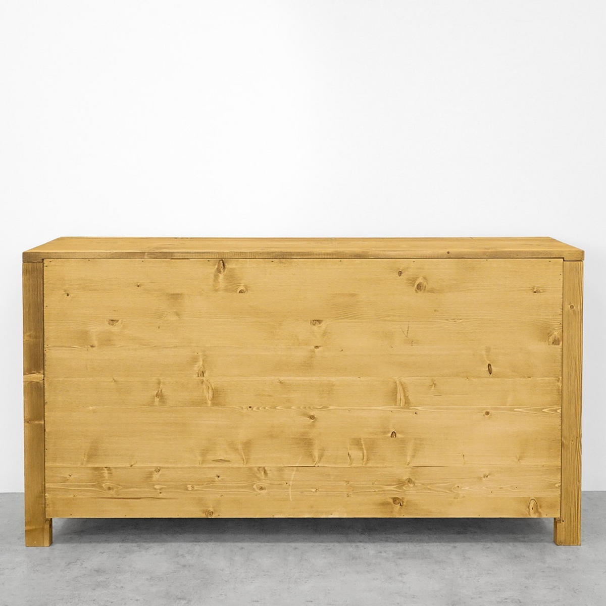 KOMMODE aus Massivholz MIDLAND - Honig, Holz (160/85/46cm) - Seart