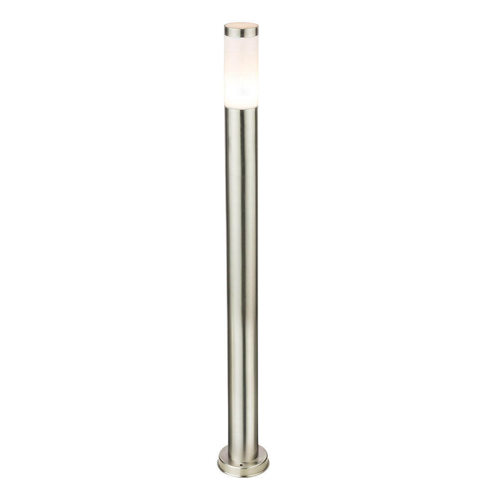 LED WEGELEUCHTE Silber Aluminium - Silberfarben, Kunststoff (12.7/12.7/110cm) - Globo Lighting