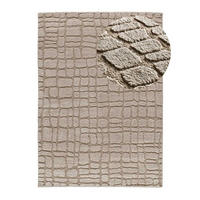 WEBTEPPICH Stein Juno 152/235 cm - Taupe, Naturmaterialien/Textil (152/235cm) - Atticgo