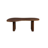 COUCHTISCH Tilon Organische Form - Braun, Holz (110/60/40cm) - Dutchbone