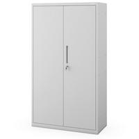 METALLSCHRANK mit Sockel MEGAN 160x90x40cm Grau - Grau, Metall (90/160/40cm) - Jan Nowak
