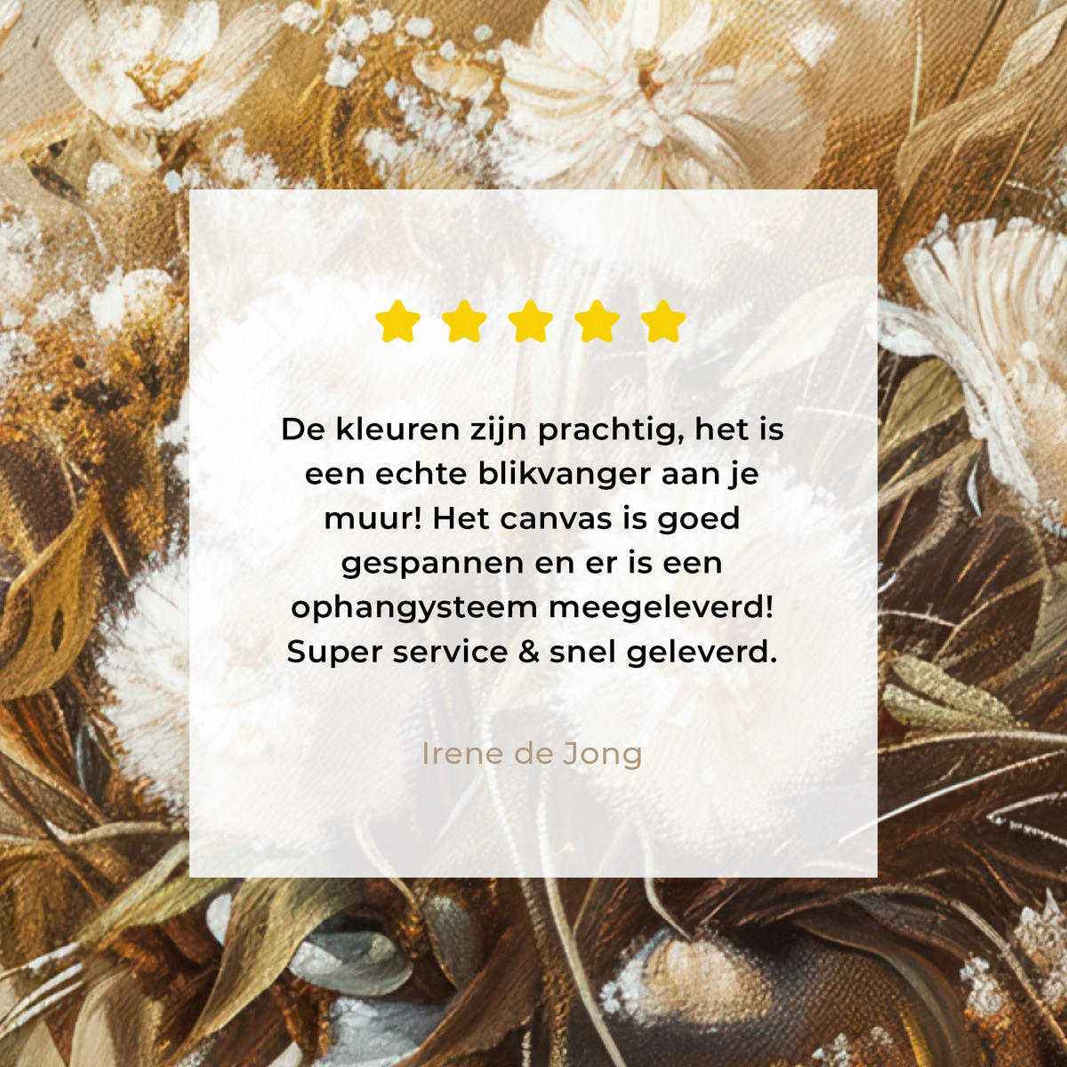 LEINWANDBILD Blumen - Vase - Stilleben - Beige 30x40 cm - Creme, Textil (30/40cm) - MuchoWow