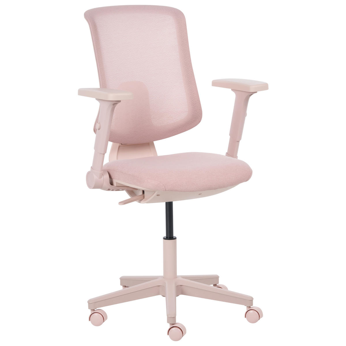 KANCELÁŘSKÁ ŽIDLE Látka Růžová Sero - růžová, textil (66/95/58cm) - Beliani