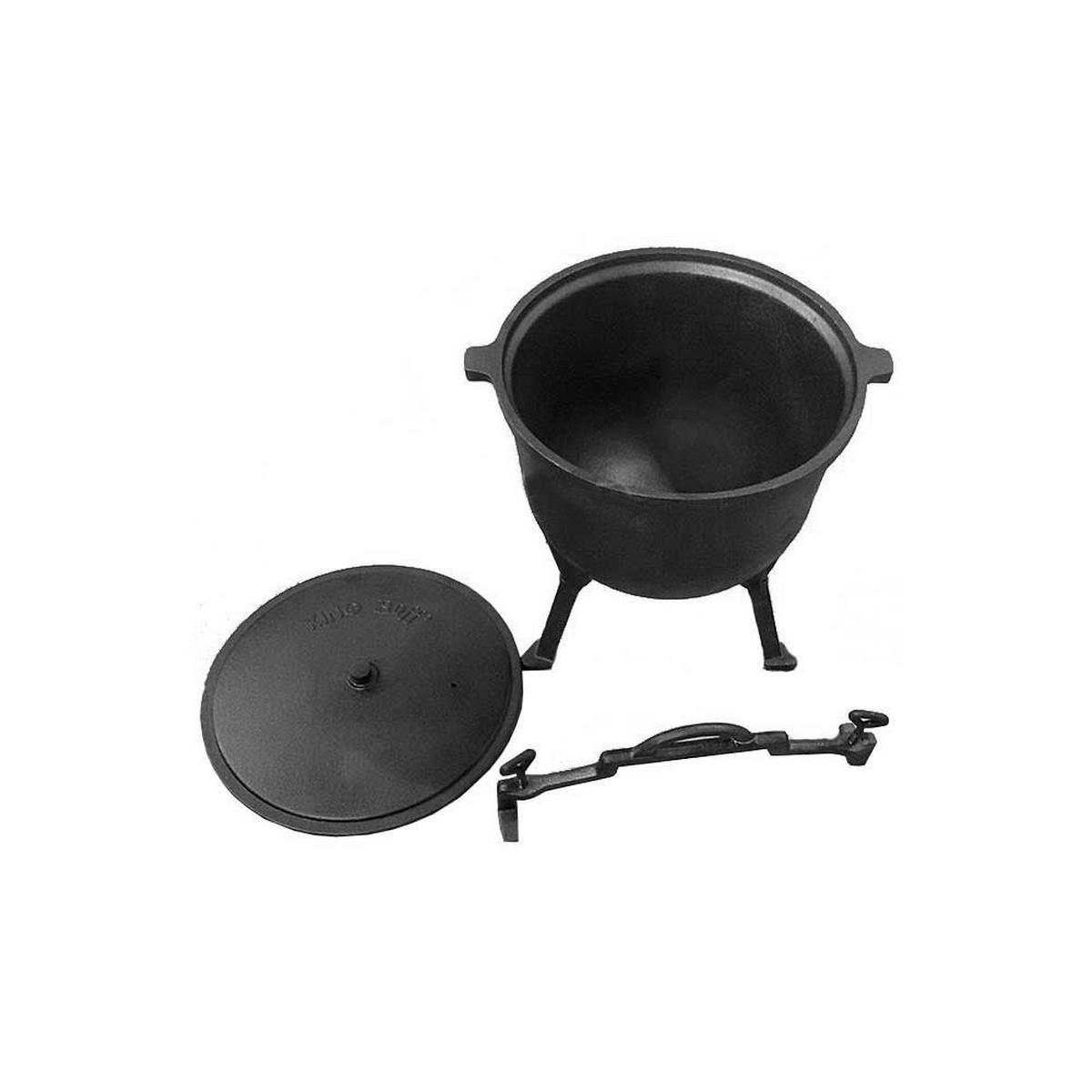 TOPF Schwarz 32/32/35 cm KH2232 - Schwarz, Metall (32cm) - Kinghoff 