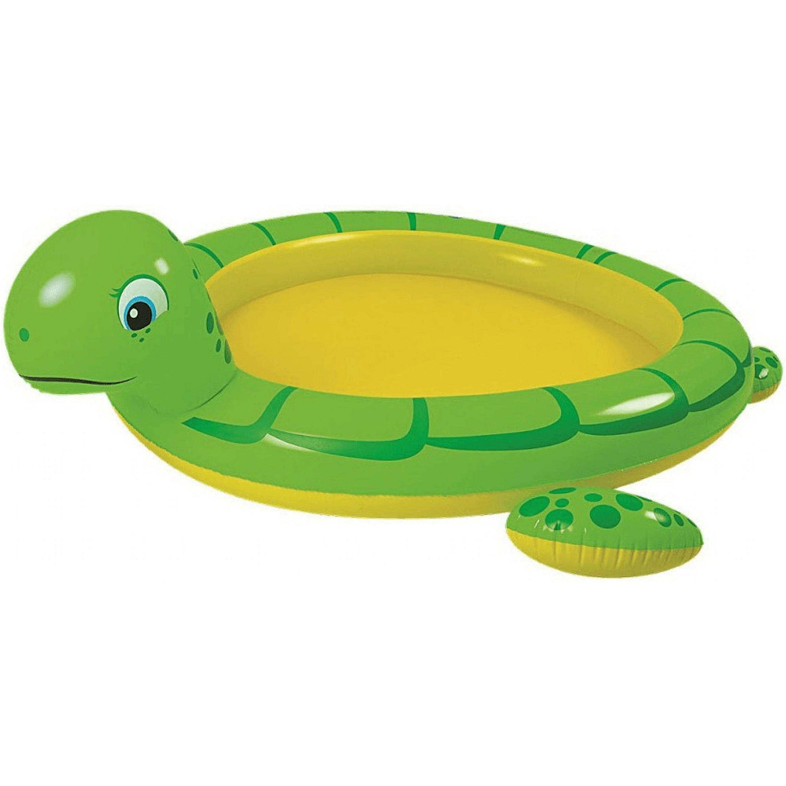 PLANSCHBECKEN Schildkröten Spray Pool 175 x 70cm - Hellgrün, Kunststoff (70/175cm) - Avenli