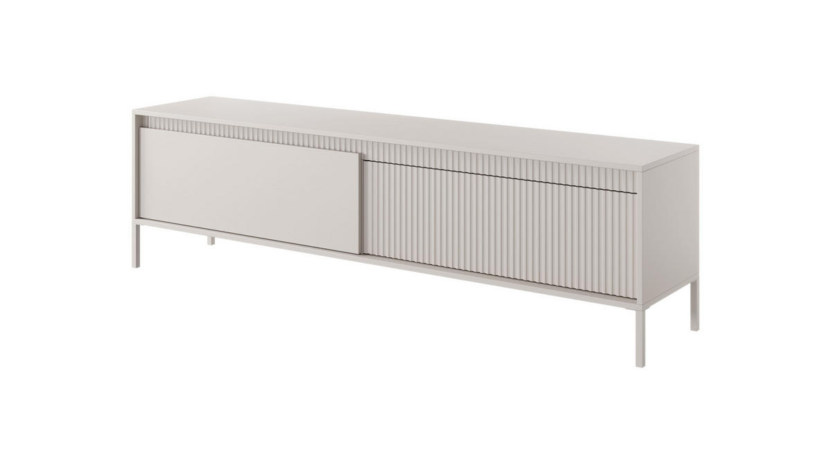TV-SCHRANK Beige Senso 187/53 cm - Beige, Holzwerkstoff (188/53/39cm) - Bettso