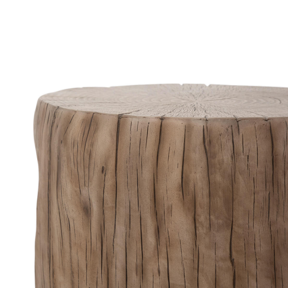COUCHTISCH DAINTREE aus GF-Beton, Wetterbeständig, 70x67x41 cm - Rotbraun, Naturmaterialien (70/67/41cm) - Elementi