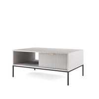 COUCHTISCH STELLARE 104/46/68 cm Grau - Grau, Holzwerkstoff (68/104/46cm) - MASSENO